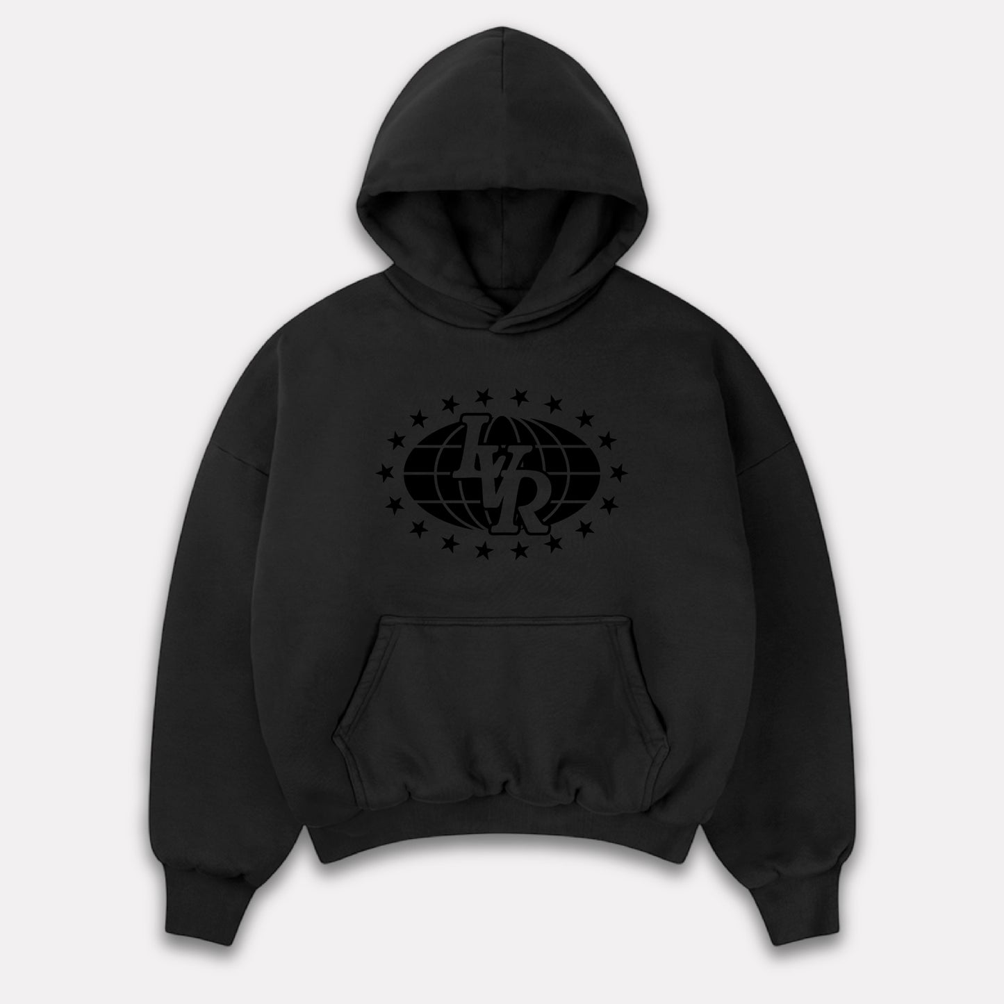 LA VIE RAPIDE HOODIE WORLDWIDE BLACK