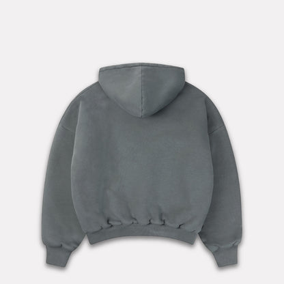 LA VIE RAPIDE HOODIE WORLDWIDE IRON GREY