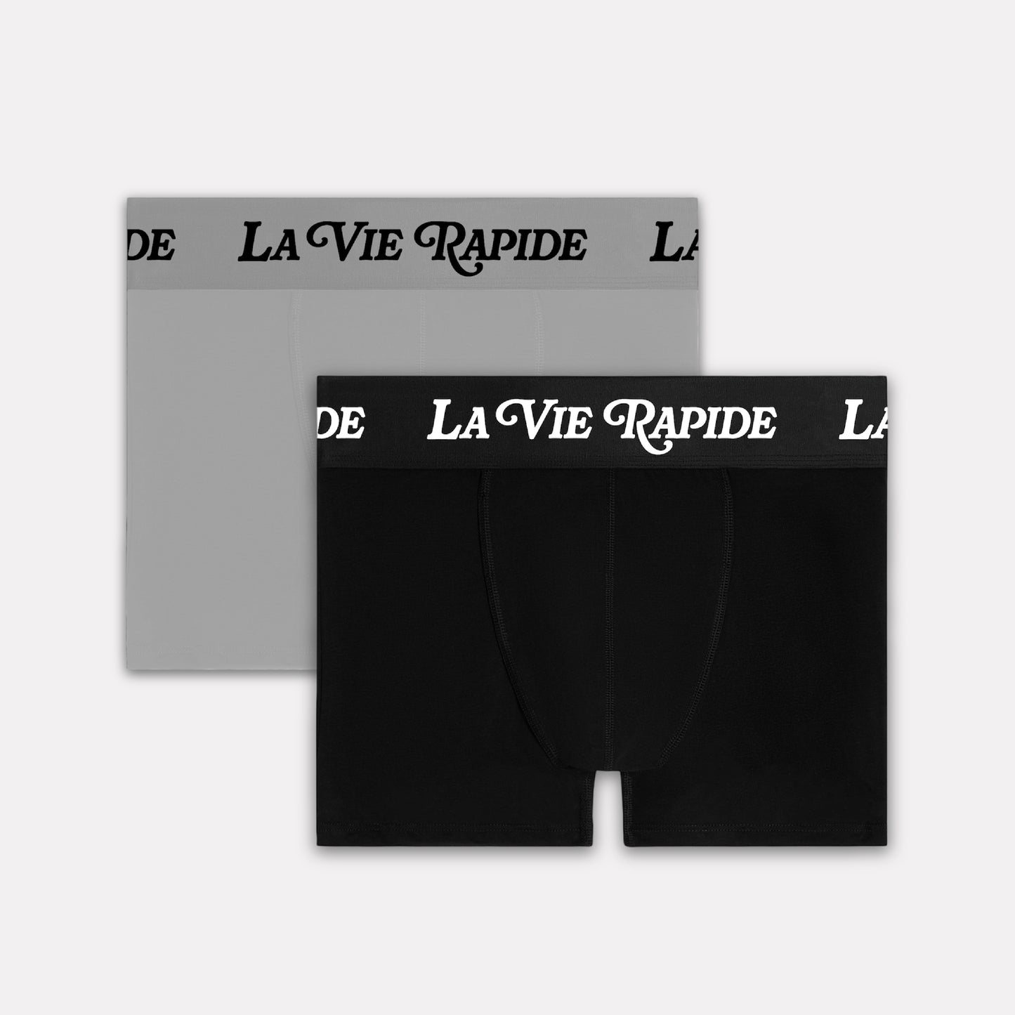 LA VIE RAPIDE BOXER LOGO B&G PACK X2