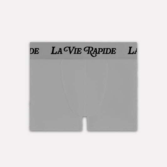 LA VIE RAPIDE BOXER LOGO GREY