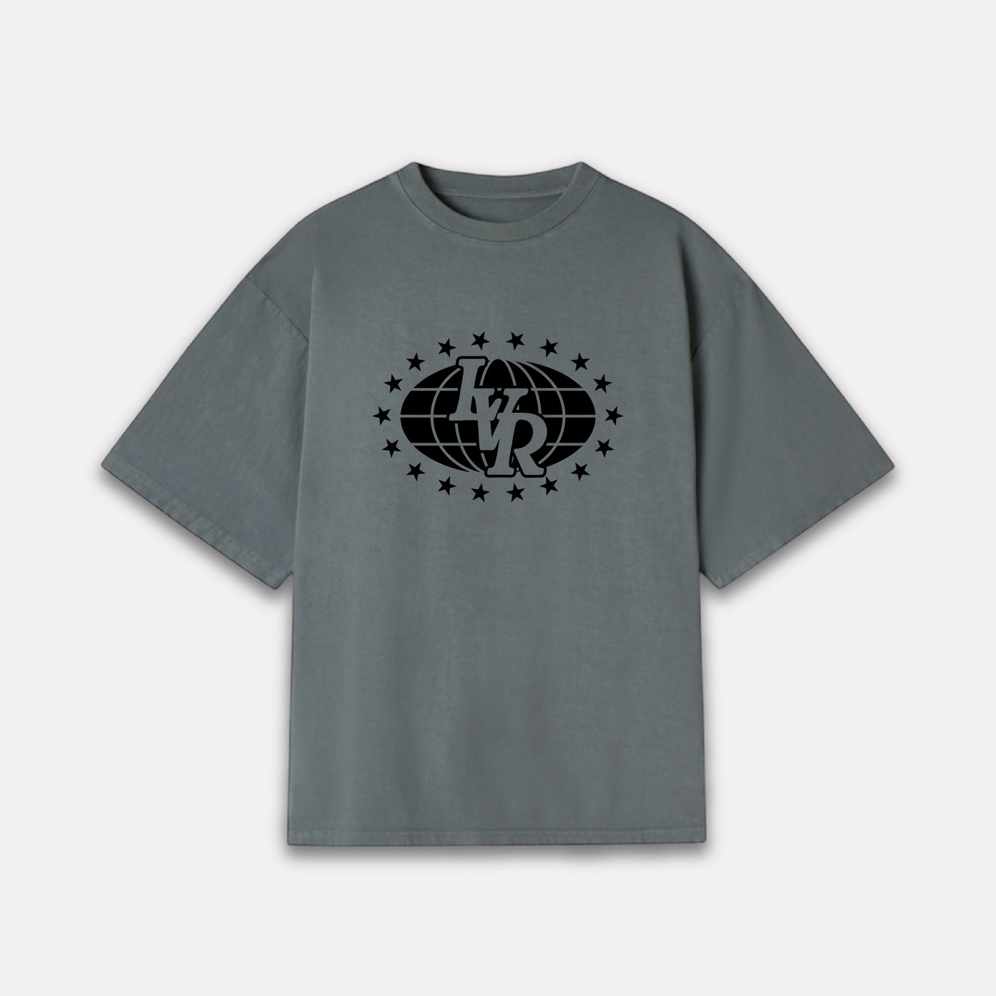 LA VIE RAPIDE T-SHIRT WORLDWIDE IRON GREY